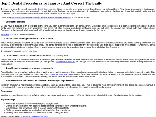 top-5-dental-procedures-to-improve-and-correct-the-smile screenshot