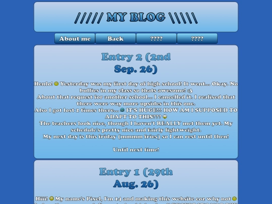 blog screenshot