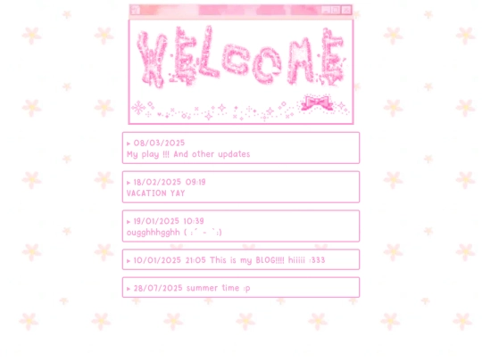 blog screenshot