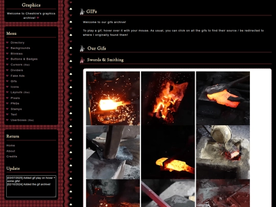 graphics archive/gifs screenshot