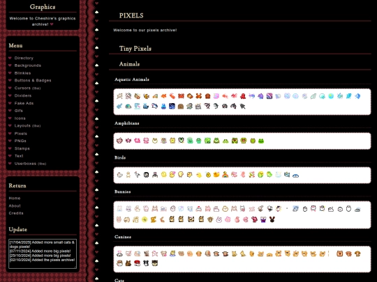 graphics archive/pixels screenshot