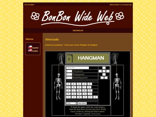 es/arcade/hangman screenshot