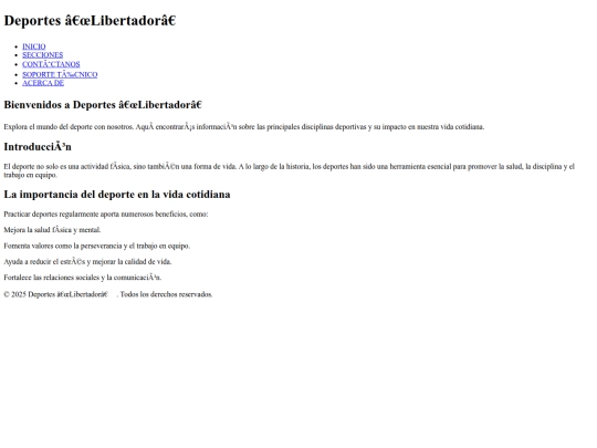 index screenshot