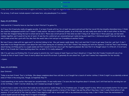 journal screenshot