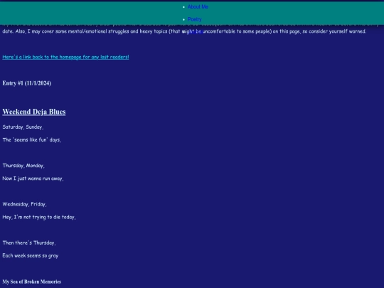 poetry screenshot