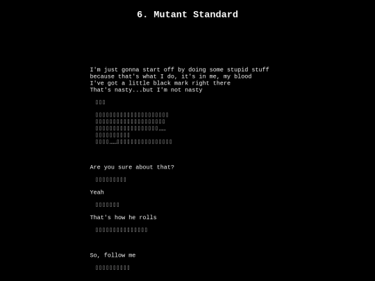 mutant-standard screenshot