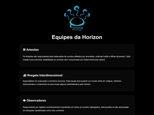 equipes screenshot