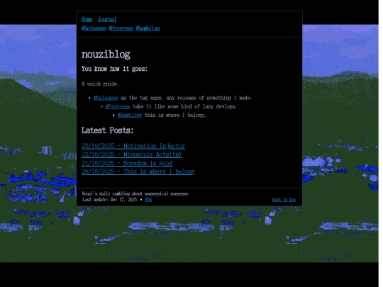 blog screenshot