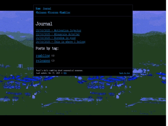 blog/info/all_posts screenshot
