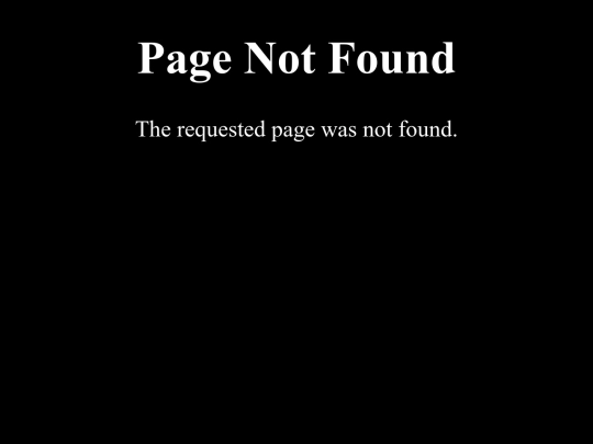 not_found screenshot