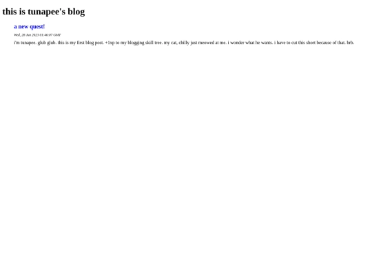 blog screenshot