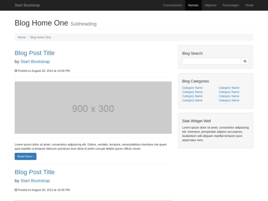 Normes screenshot