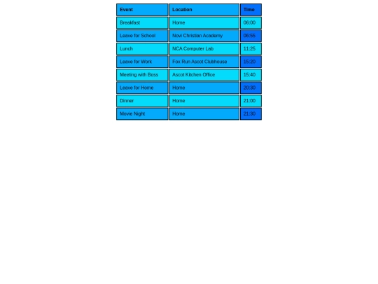 schedulefancy screenshot