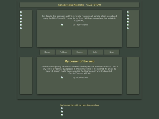 testing/testhome screenshot