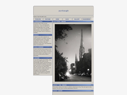 oldhomepage screenshot