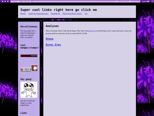 analyses screenshot