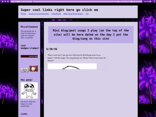 miniblog_songhistory screenshot