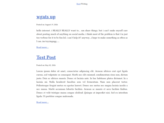 writing screenshot
