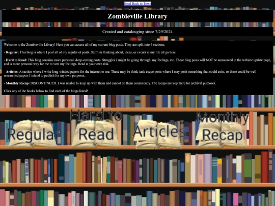 Blog screenshot