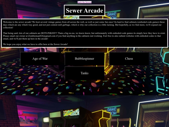 SewerArcade screenshot