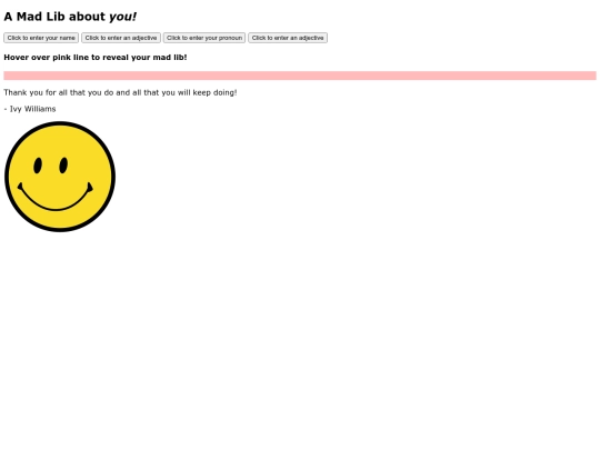 pizza plans/teacherappreciation screenshot