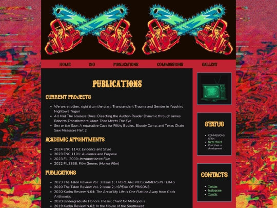 publications screenshot