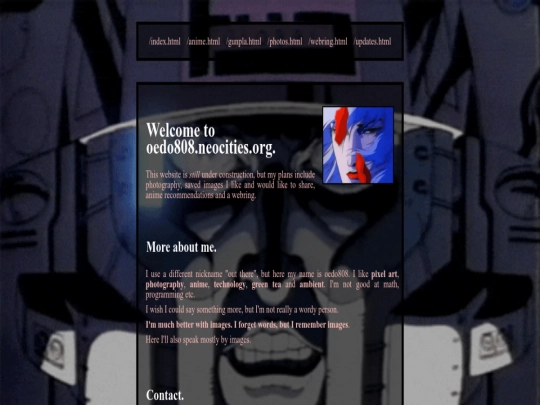 index screenshot