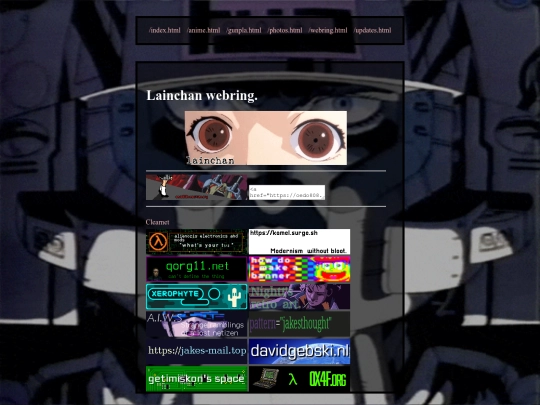 webring screenshot