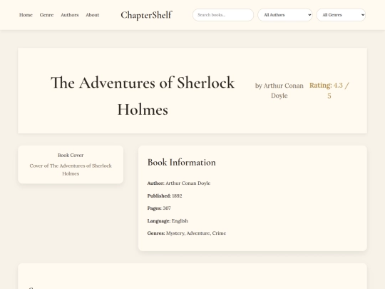 books/the-adventures-of-sherlock-holmes screenshot