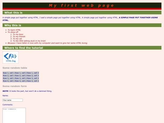 testindex screenshot