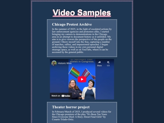 test/video-samples screenshot