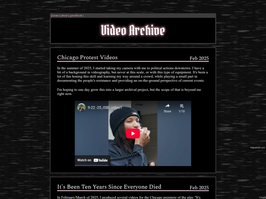 video-archive screenshot