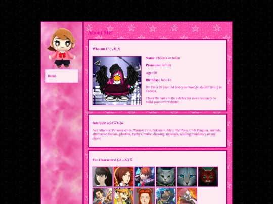 aboutpage screenshot