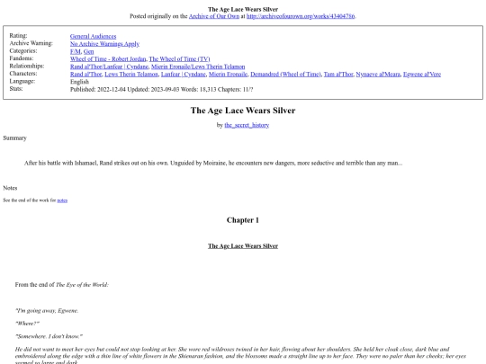 The_Age_Lace_Wears screenshot