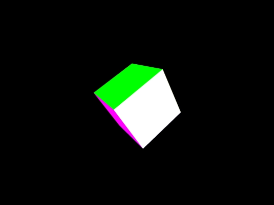 webgl/cube screenshot