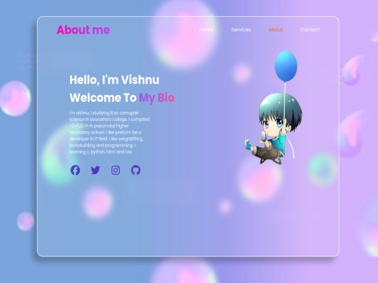 VISHNU/about screenshot