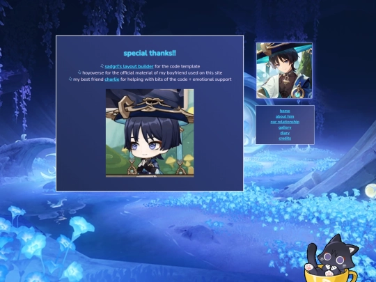 links screenshot