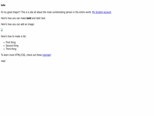 index screenshot