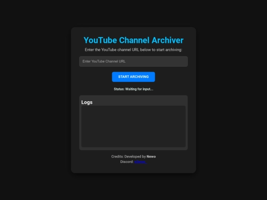 ChannelArchiver screenshot