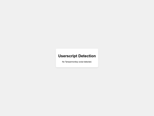 userscript-detection/debug-1 screenshot