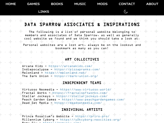html/links screenshot