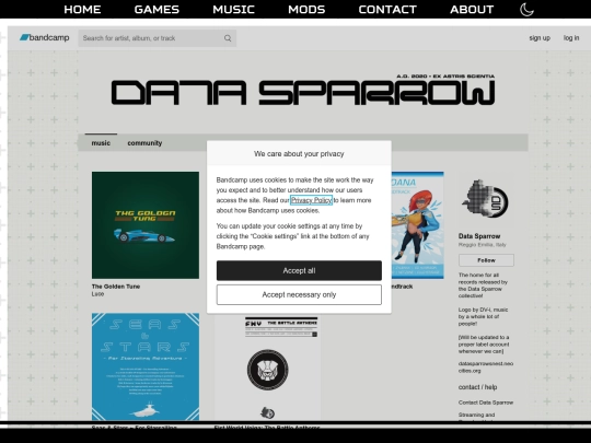 html/music screenshot