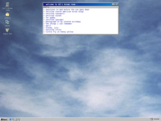 poetry screenshot