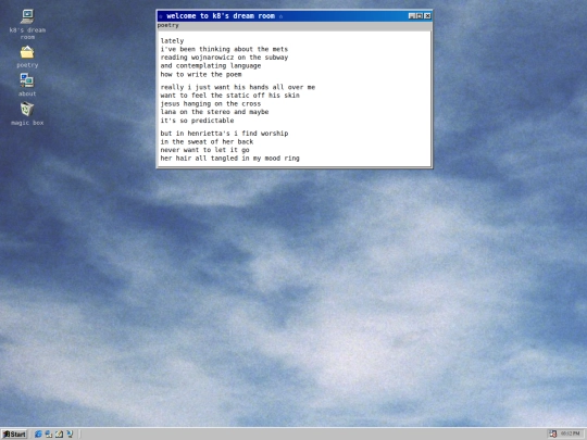 poetry/lovepoem screenshot