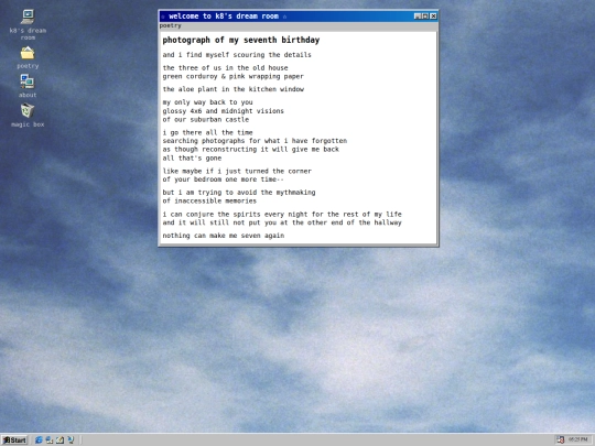 poetry/photographofmyseventhbirthday screenshot