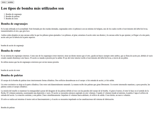 bomba de aceite screenshot