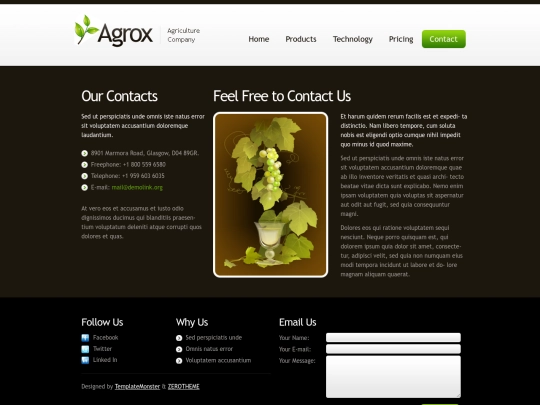 Contact screenshot