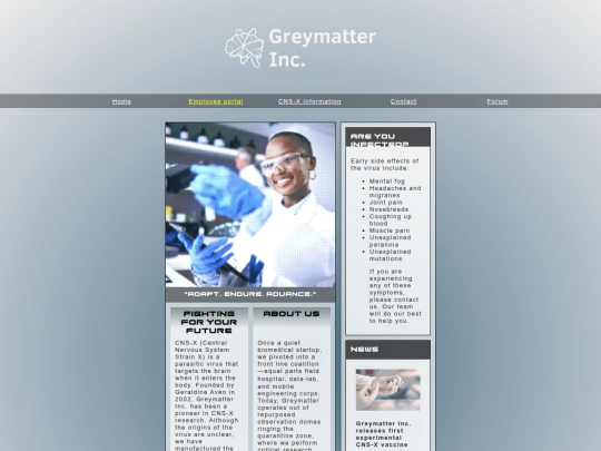 greymatter screenshot