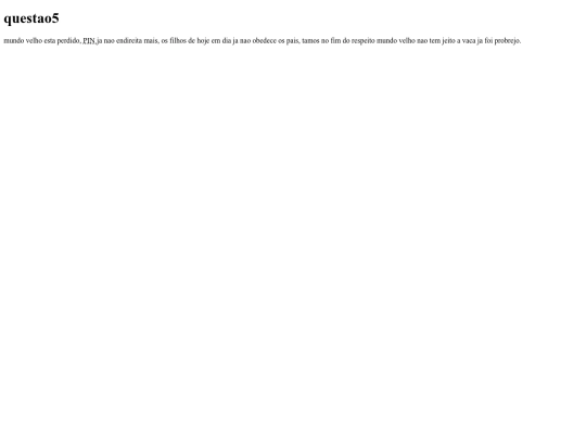 Atividade3/questao5 screenshot