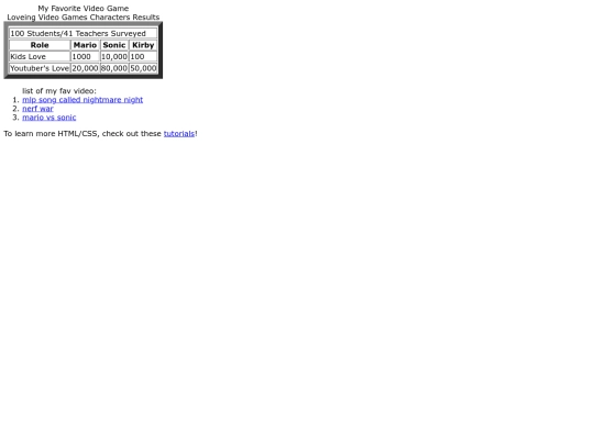 table screenshot